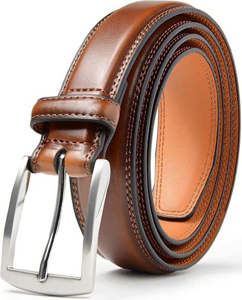 Provogue Men Casual, Evening, Formal, Party Tan Genuine Leather Belt