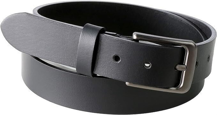 Roadster Men Black Genuine Leather Belt
