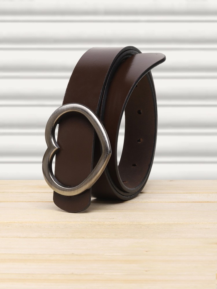 Women Brown Solid Casual Belt