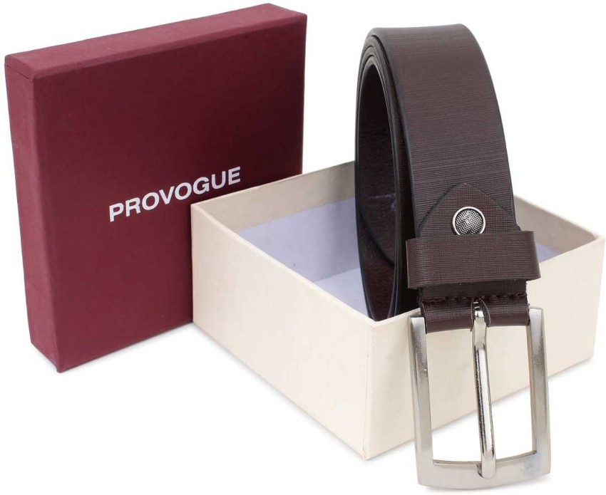 Provogue Men Casual, Evening, Formal, Party Tan Genuine Leather Belt