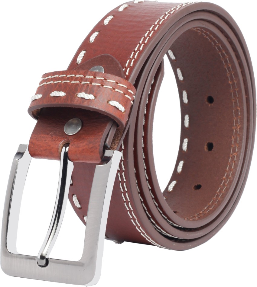 Mens casual leather belt best sale