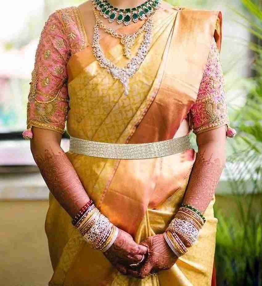 Gold fabric belt new arrivals