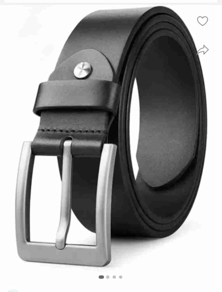 U+N Pin Buckle Formal Wear Mens Black Leather Belt at Rs 150/piece in  Kolkata