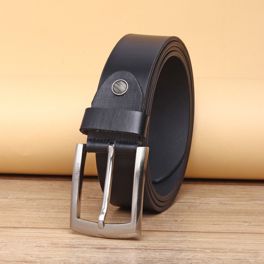 Roadster Men Formal, Casual, Party, Evening Black Genuine Leather Belt