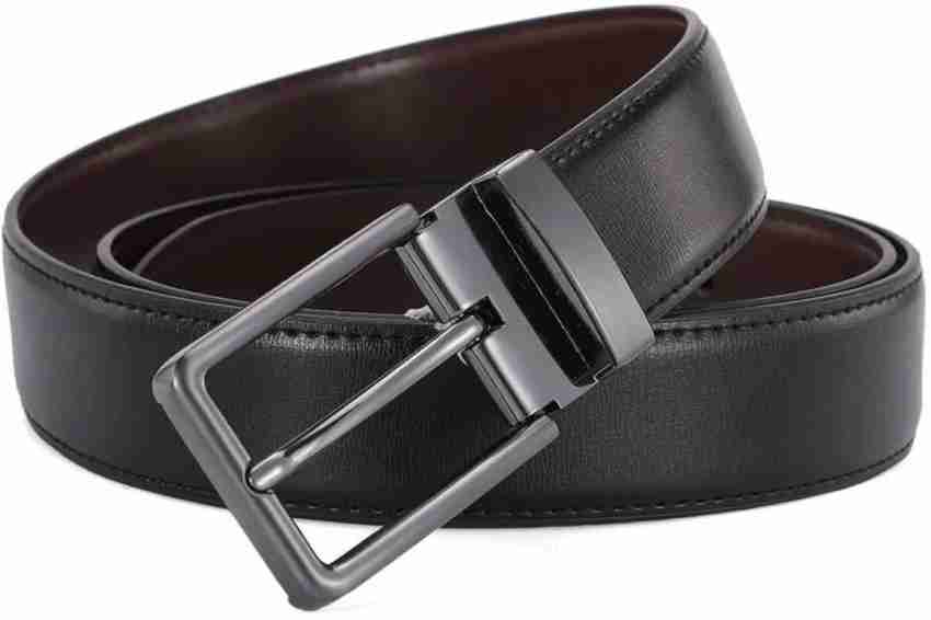 rocty Men Black Genuine Leather Belt black - Price in India