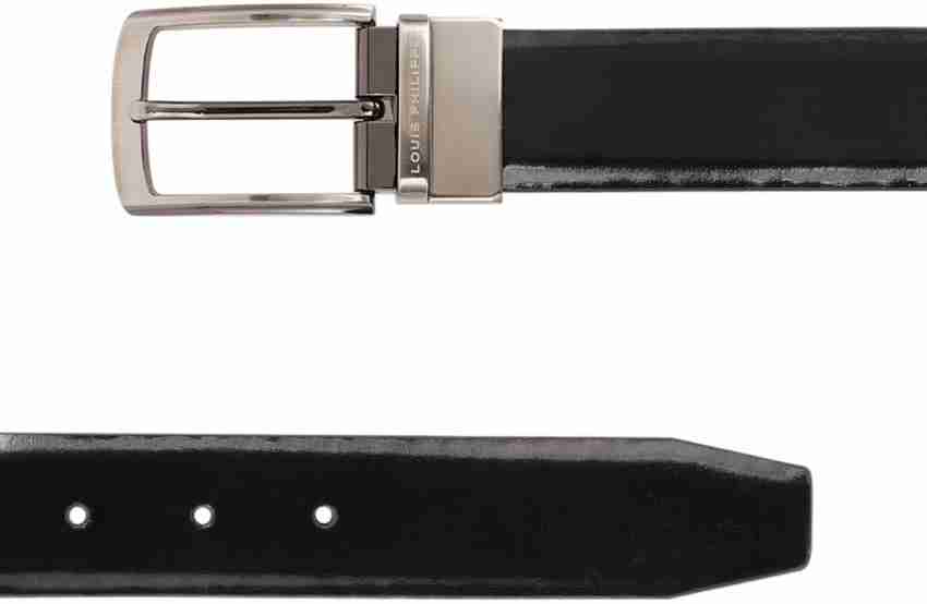 Louis Philippe Black Reversible Belt: Buy Louis Philippe Black