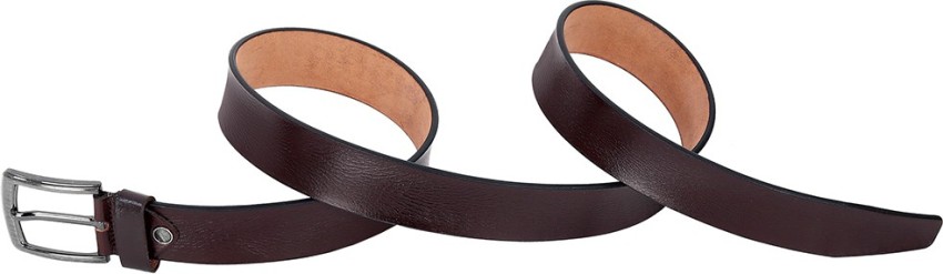 Leather World Formal Casual Brown Branded Stylish Genuine Leather Belts For  Men