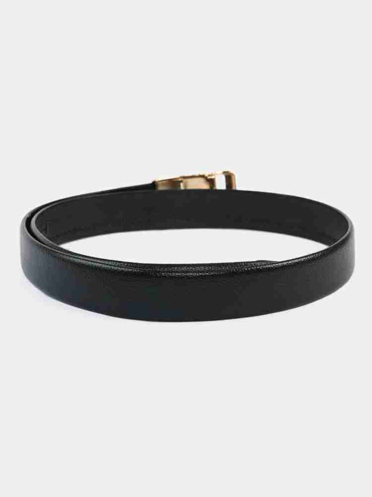 Winsome Deal Men Casual Black Genuine Leather Belt Black1 - Price