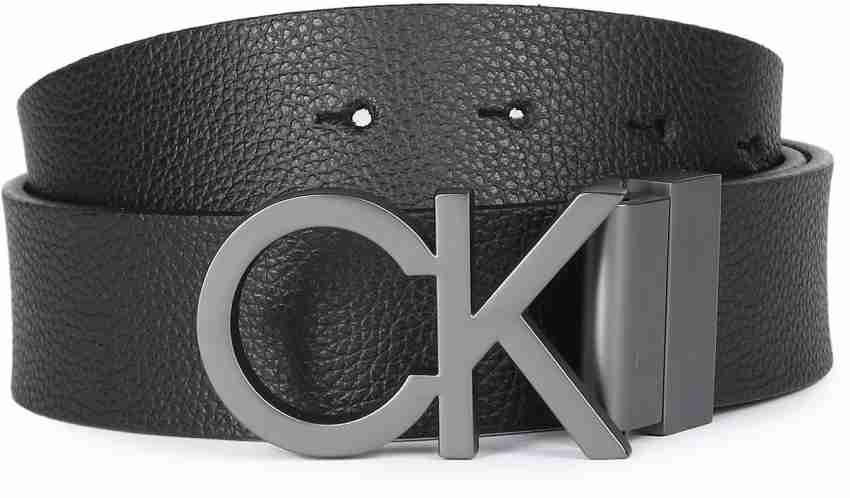 Ck leather belt deals