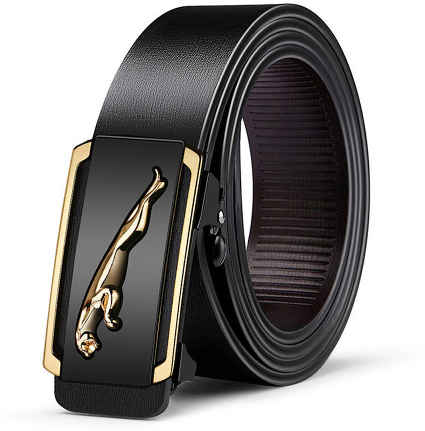 PALAY Men Formal Casual Evening Black Synthetic Belt