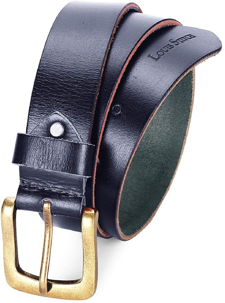 Buy online Midnight Blue Leather Belt from Accessories for Men by Louis  Stitch for ₹1319 at 47% off