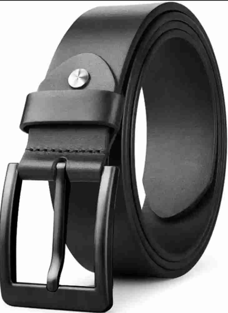 Black Leather Belt 1 // 25mm Skinny Full Grain Leather Belt Black