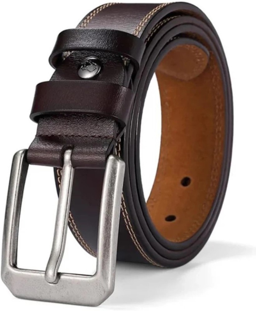 Atharv callection Men Brown Genuine Leather Belt Brown Price in India Flipkart