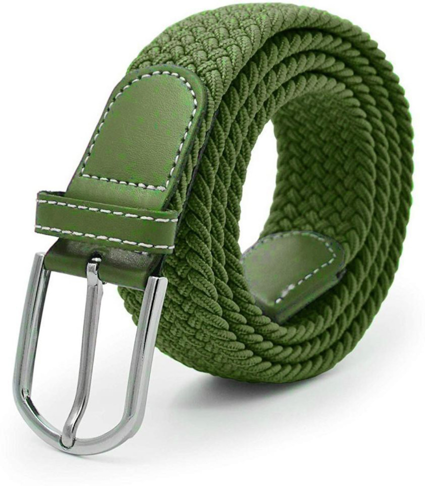 RSKAPDEWALE Boys Girls Casual Brown Brown Canvas Belt Brown Green Price in India Flipkart