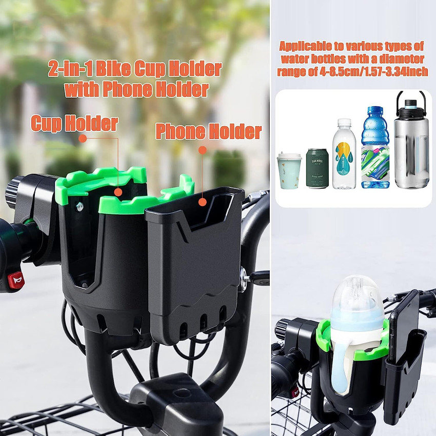 RETRACK 2 in 1 360 Rotating Universal Bike Cup Holder with Phone Holder Organizer Bicycle Bottle Holder Price in India Buy RETRACK 2 in 1 360 Rotating Universal Bike Cup Holder with Phone Holder Organ...