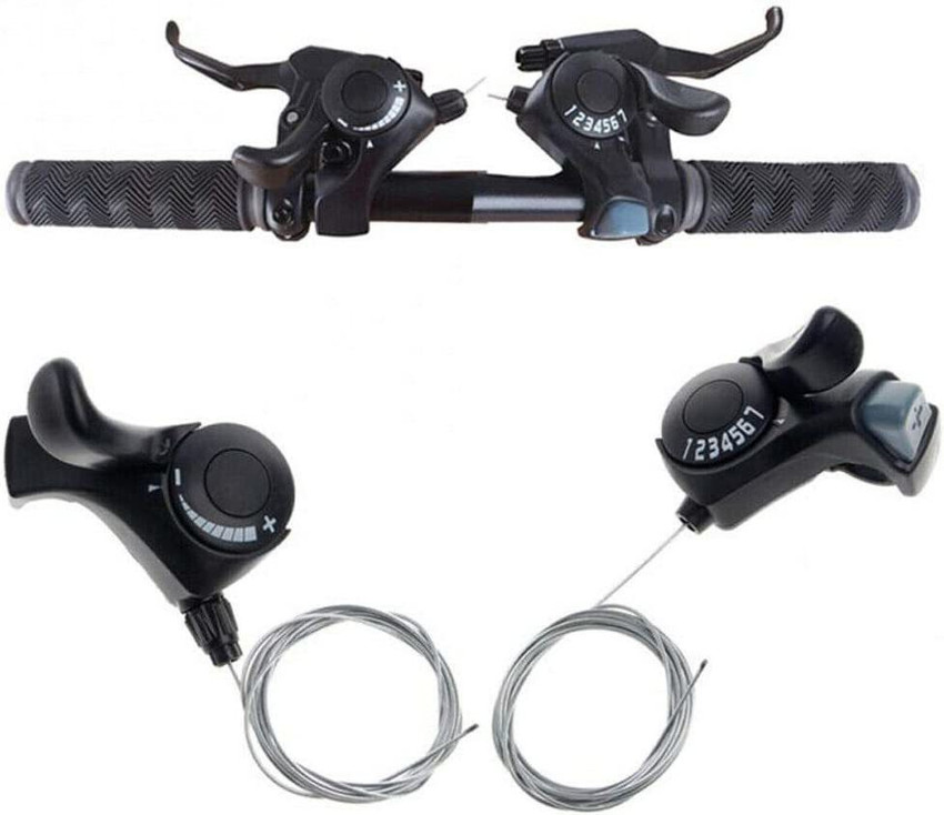 Xezon Cycle 1 Pair 3X7 21 Speed Thumb Gear Shifter for MTB City