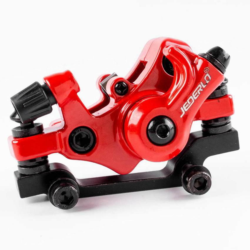 Bicycle disk brake clearance caliper