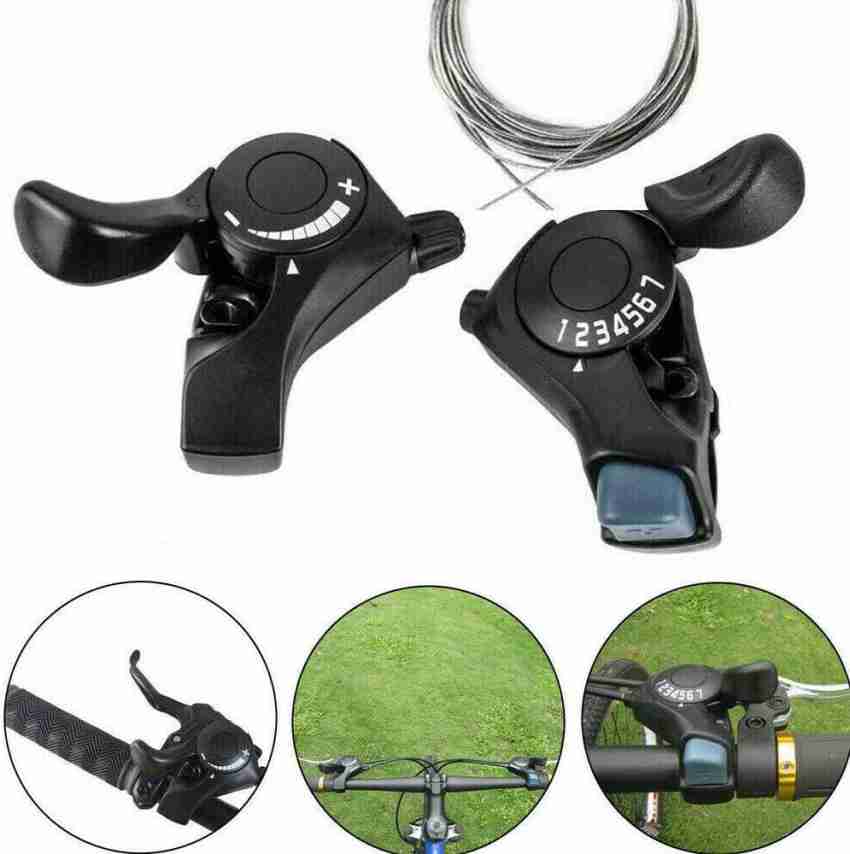 Xezon Cycle 1 Pair 3X7 21 Speed Thumb Gear Shifter for MTB City 