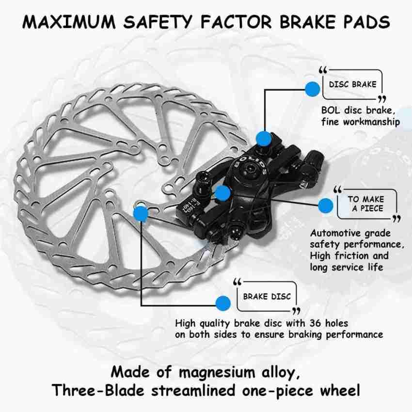 Bicycle front wheel with disc online brake