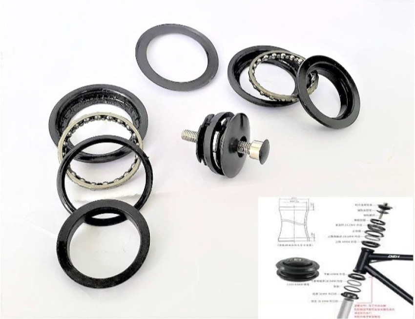  KOVNOVI Bike Headset Bearings 32.4 43.8 7 33 37 46.9 46.8 34.1  35 47 48.9 49 8mm Road MTB Angular Contact Bicycle Bearing 36/45  Accessories (Color : I32.4x43.8x7 45x45, Size : 2pcs) : Sports & Outdoors