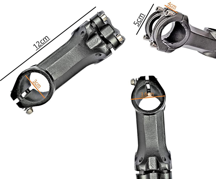 NSV Aluminum Bicycle Handlebar Riser Mountain Bike Stem Short