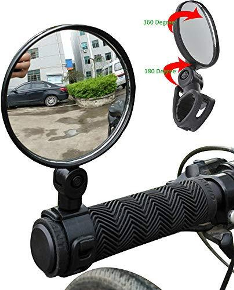 GADGET DEALS Bicycle Rearview Mirror 360 Rotary Cycling Glass Cycle Mirror ABS Plastic 2pcs Bicycle Handle Grip Price in India Buy GADGET DEALS Bicycle Rearview Mirror 360 Rotary Cycling Glass Cycle