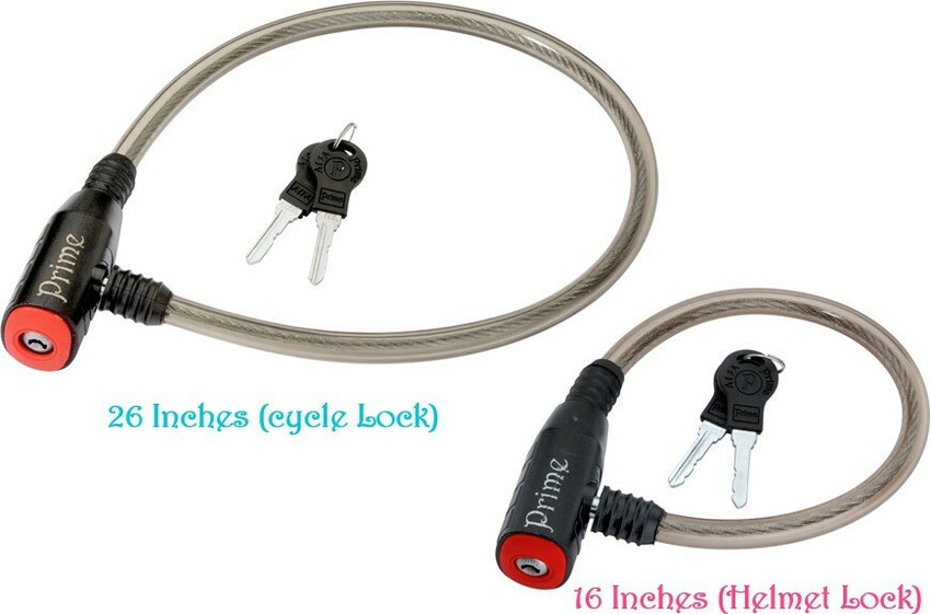 Helmet lock cable top