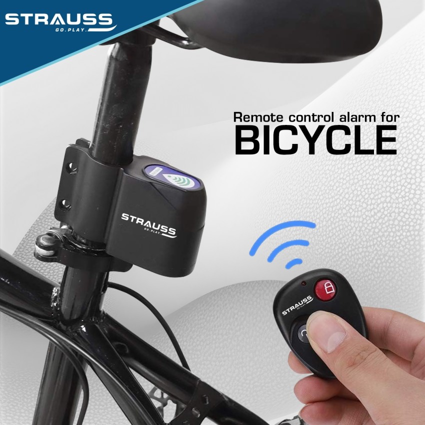 Strauss Wireless Security Alarm with Smart Remote, Anti-Theft Cycle Lock  Price in India - Buy Strauss Wireless Security Alarm with Smart Remote