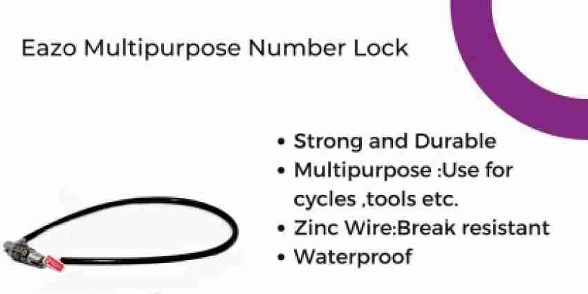 Hitman 4 DIGIT NUMBER LOCK Cycle Lock Price in India - Buy Hitman 4 DIGIT  NUMBER LOCK Cycle Lock online at