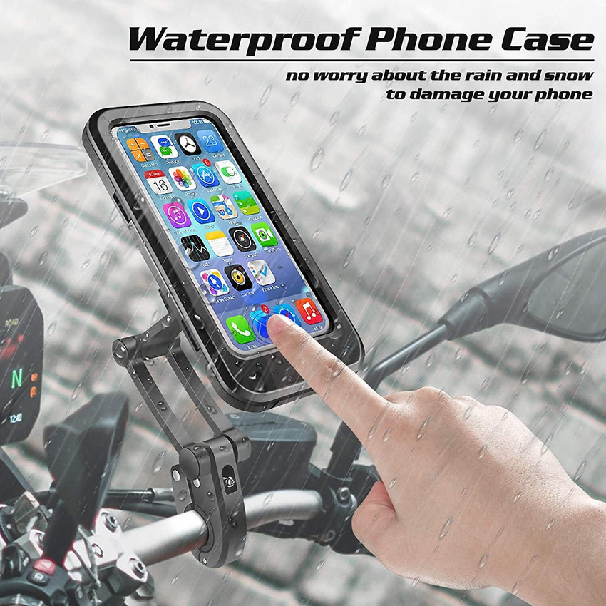 Waterproof cell phone holder for motorcycle online