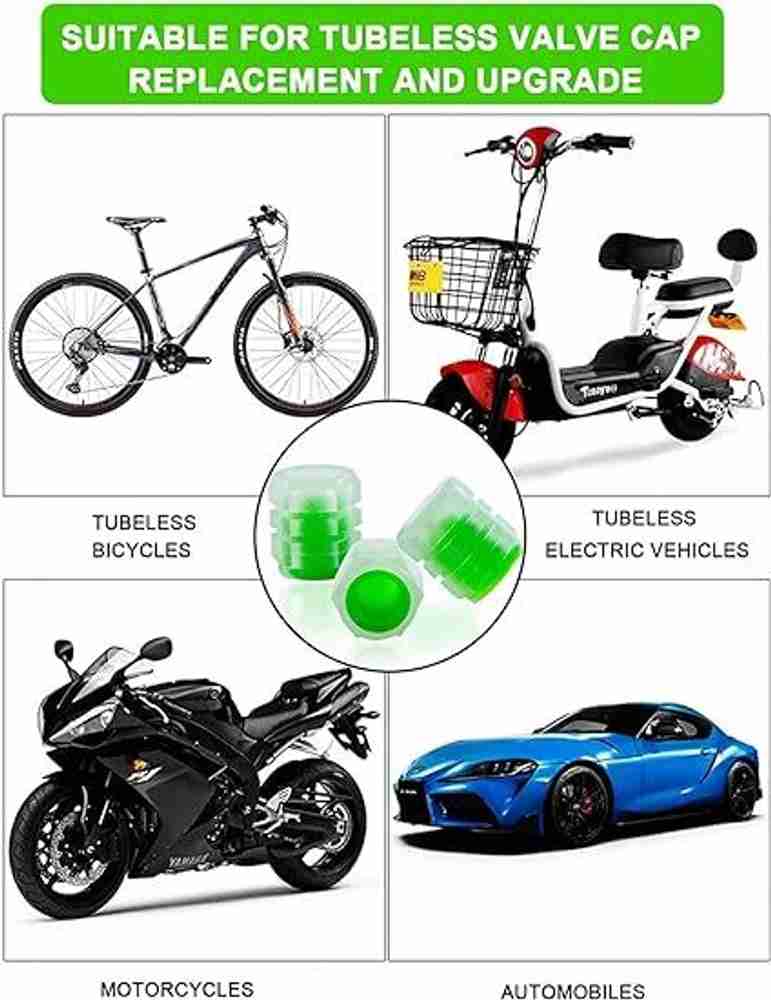 FreshDcart Car Tire Valve Stem Caps Car Wheel Multicolor Pack of