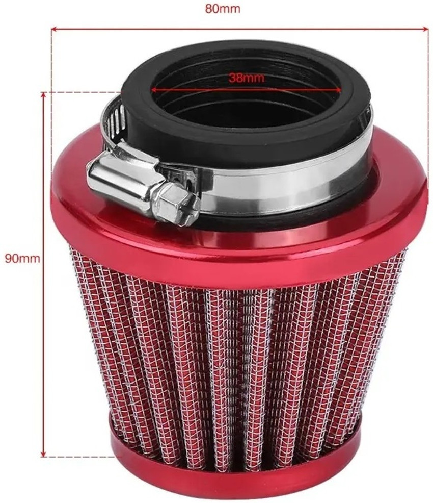 Atoray Motorcycle Air Filter 38 mm Intake Induction Kit For Bajaj