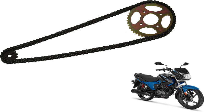 Digital Craft Bike Chain Sprocket Set Compatible for Glamour BS6