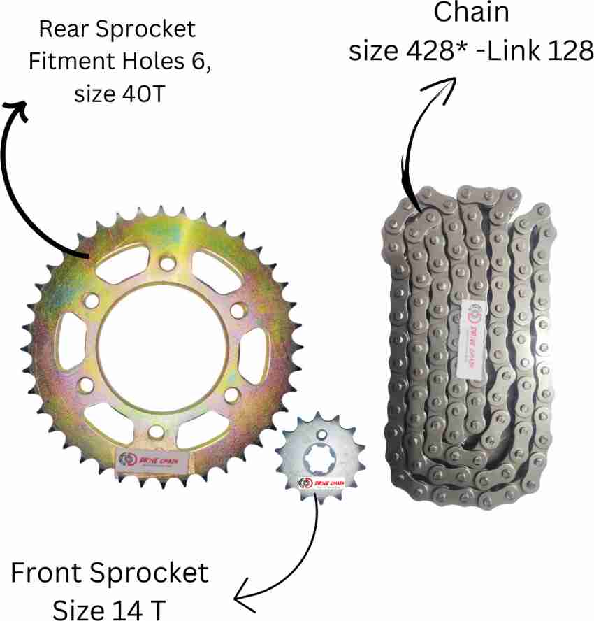 Fz v2 chain discount sprocket