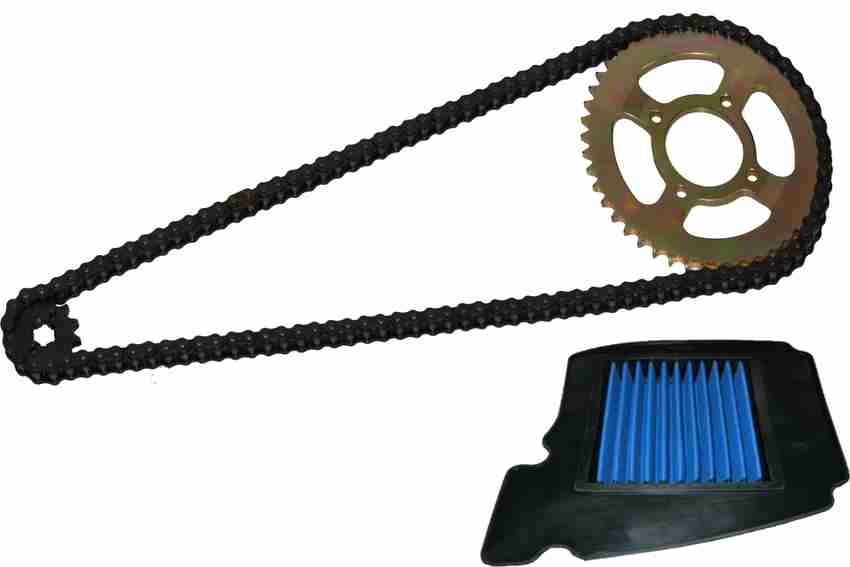 Digital Craft RTR 180 CHAIN SPROCKET KIT WITH AIR FILTER PACK OF 4 46 Teeth Sprocket Price in India Buy Digital Craft RTR 180 CHAIN SPROCKET KIT WITH AIR