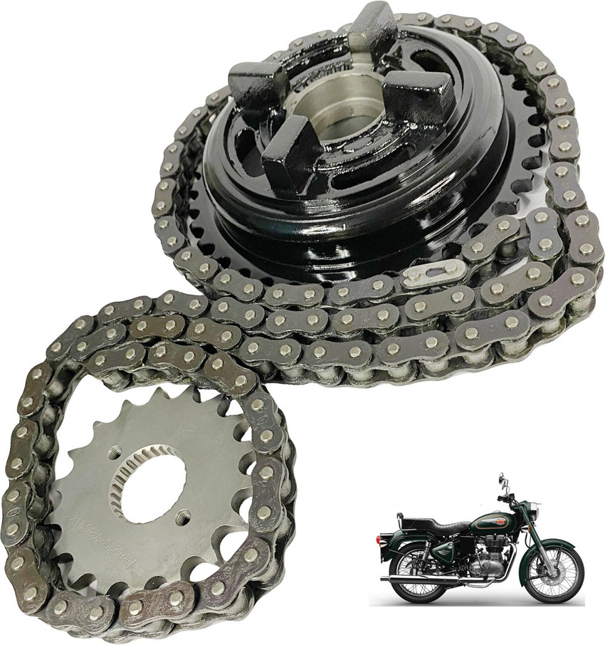 Royal enfield chain sprocket life deals