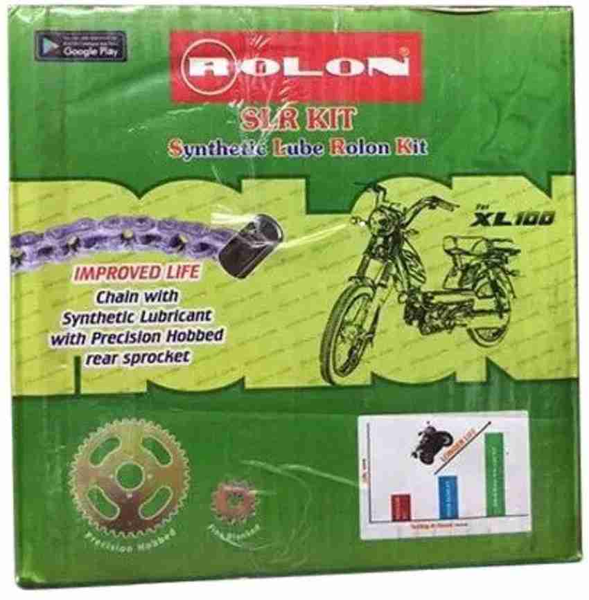 Rolon chain sprocket for honda shine price best sale