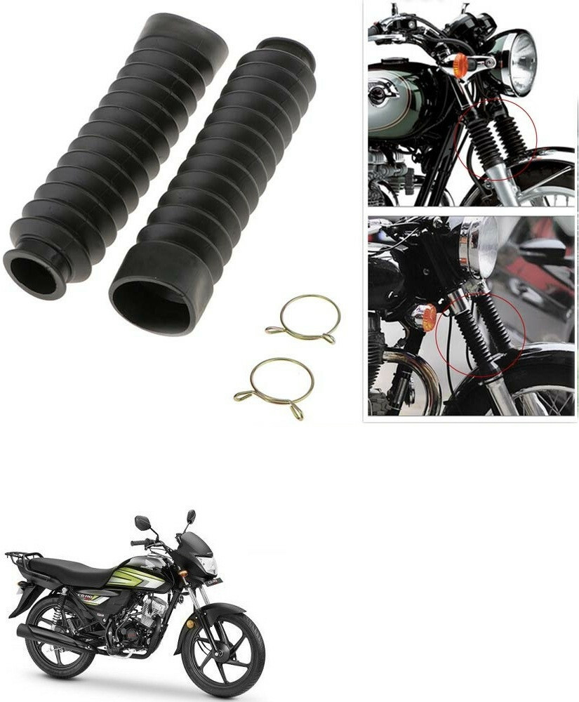 SRPHERE Motorcycle Front Fork Cover Shock Protector Dust Guard For Hero CD 110 Dream Motorcycle Fork Cover Price in India Buy SRPHERE Motorcycle Front Fork Cover Shock Protector Dust Guard For