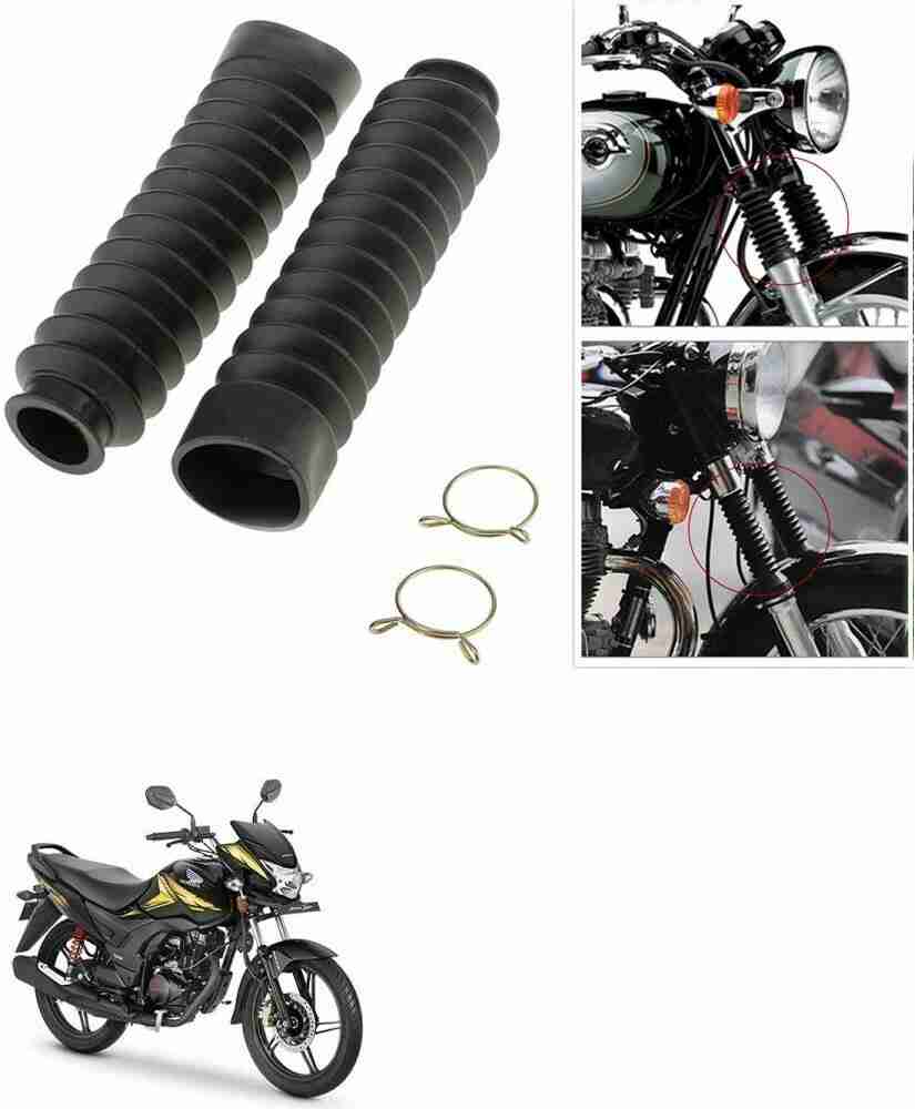 SRPHERE Motorcycle Front Fork Cover Shock Protector Dust Guard For Honda CB Shine SP Motorcycle Fork Cover Price in India Buy SRPHERE Motorcycle Front Fork Cover Shock Protector Dust Guard For