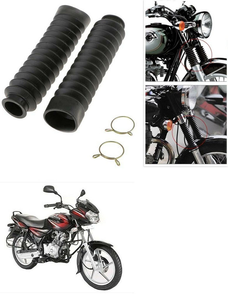SRPHERE Motorcycle Front Fork Cover Shock Protector Dust Guard For