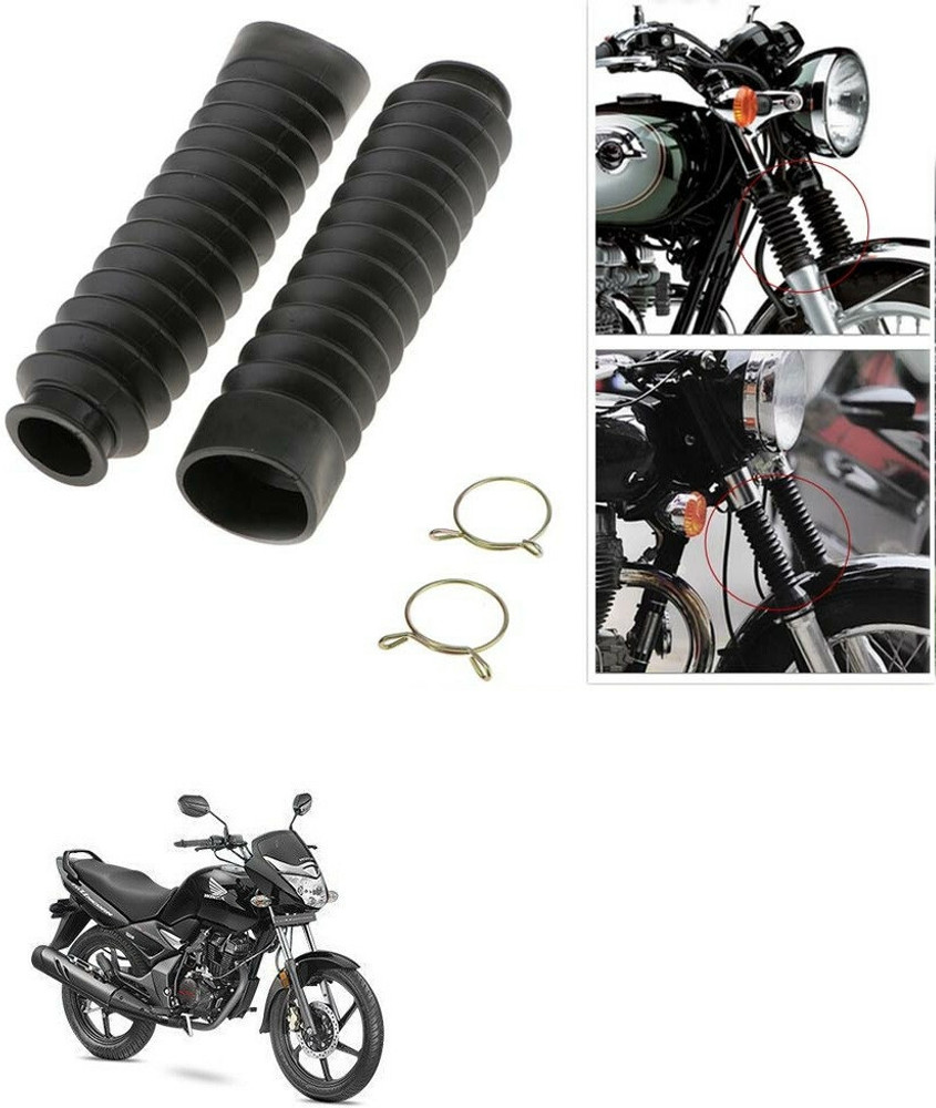 SRPHERE Motorcycle Front Fork Cover Shock Protector Dust Guard For