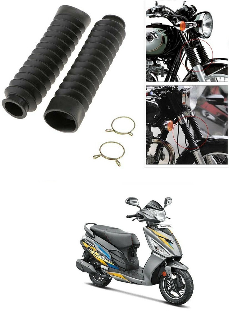 SRPHERE Motorcycle Front Fork Cover Shock Protector Dust Guard For Hero Maestro Edge 110 Bike Clutch Cover Price in India Buy SRPHERE Motorcycle Front Fork Cover Shock Protector Dust Guard For