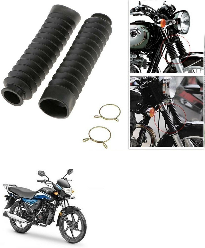SRPHERE Motorcycle Front Fork Cover Shock Protector Dust Guard For
