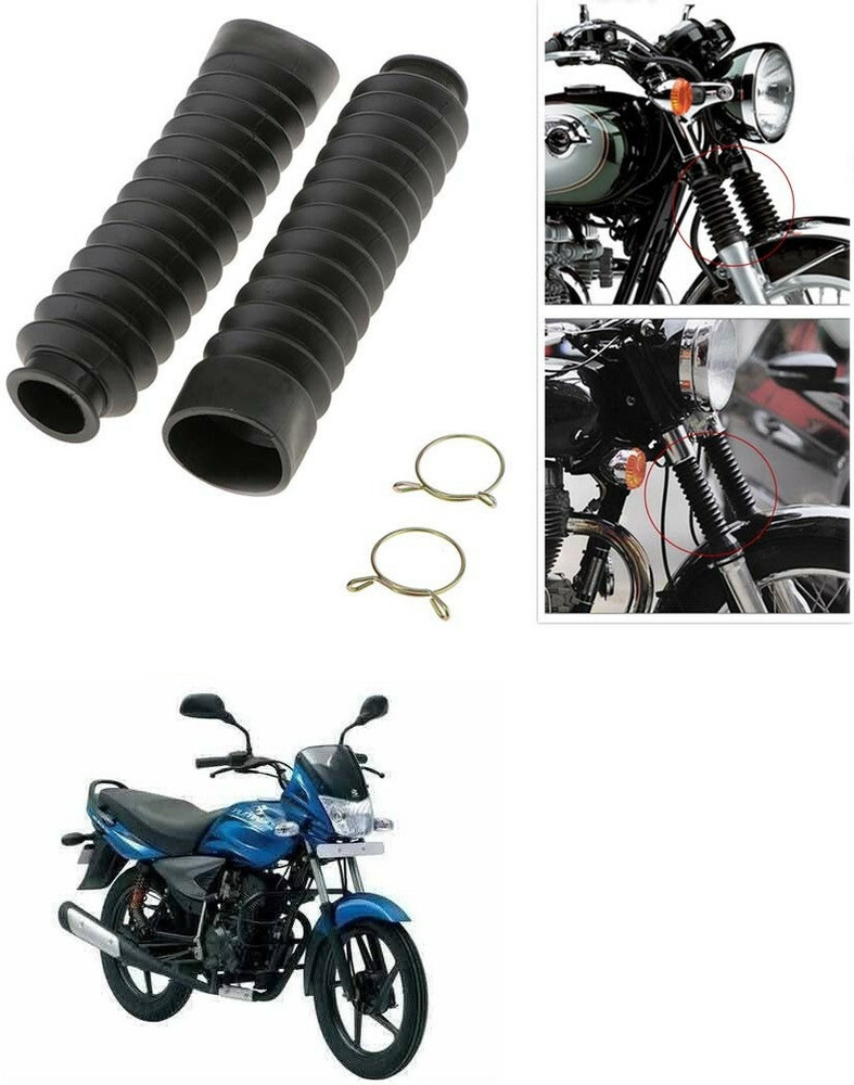 SRPHERE Motorcycle Front Fork Cover Shock Protector Dust Guard For