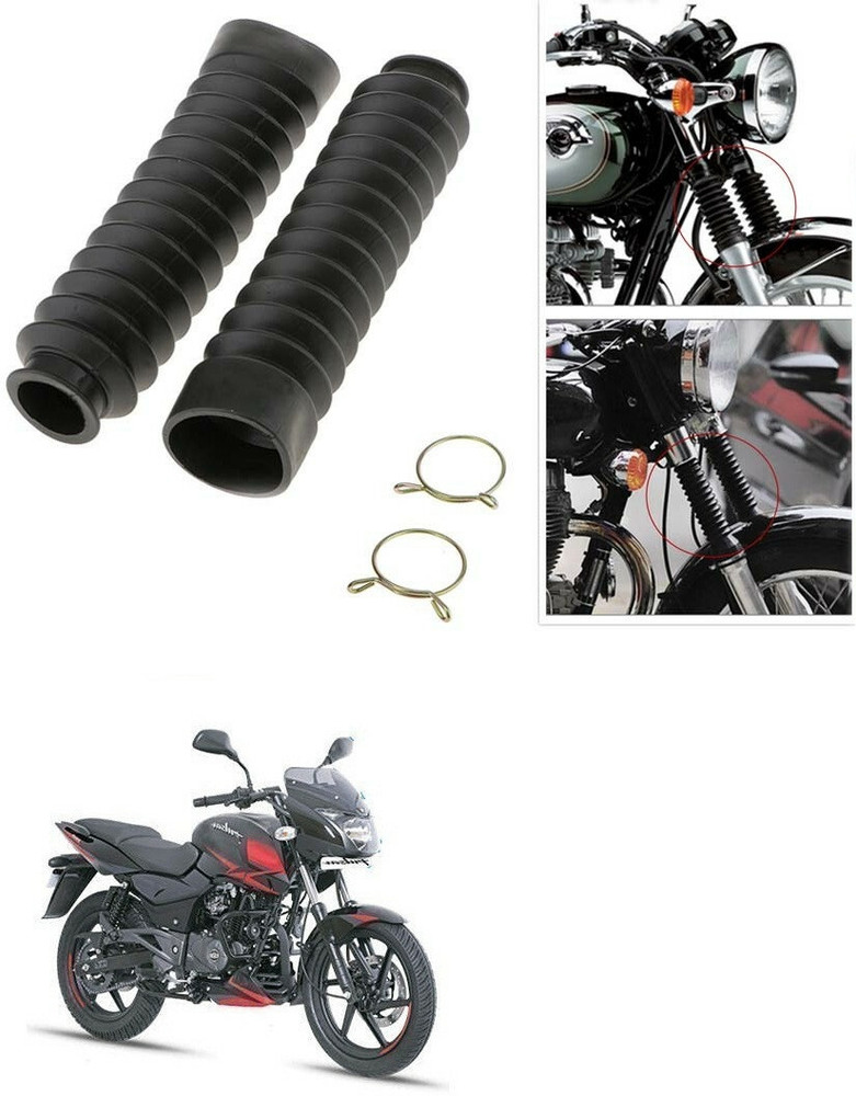 SRPHERE Motorcycle Front Fork Cover Shock Protector Dust Guard For Bajaj Pulsar 150 Motorcycle Fork Cover Price in India Buy SRPHERE Motorcycle Front Fork Cover Shock Protector Dust Guard For Bajaj
