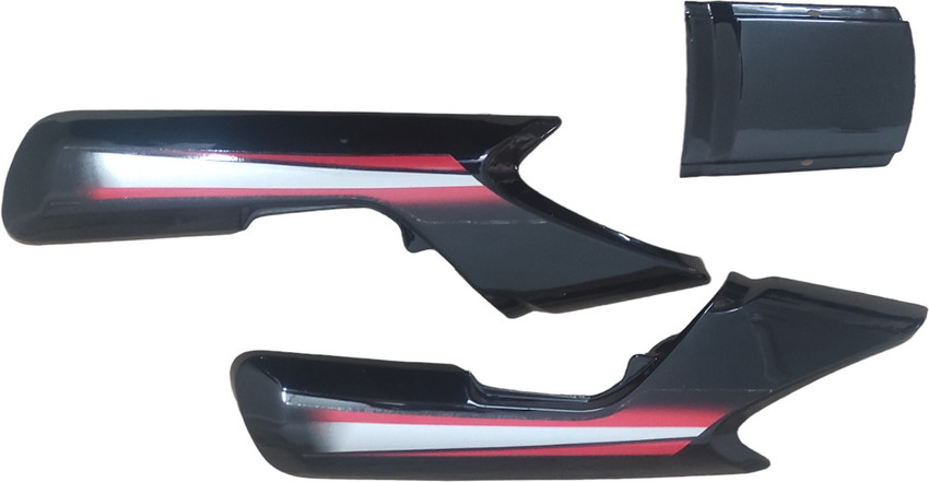 Pten HF Deluxe Bike Tail Panel Black Red Sticker Bike Crash