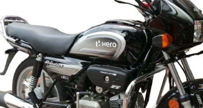 Pten Side Panel Suitable For Bike Splendor Bs6 Black With Grey