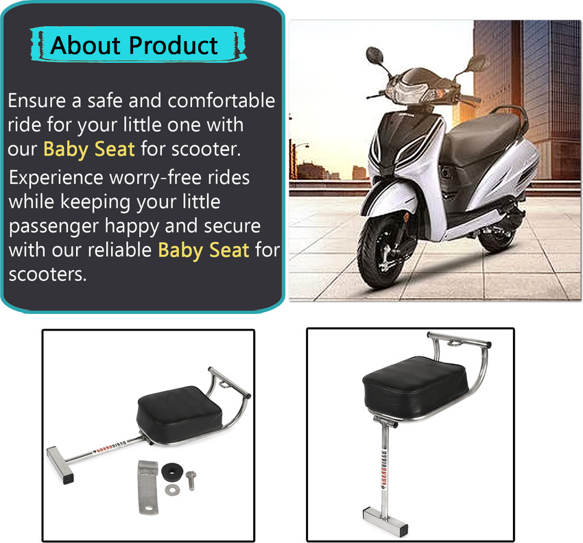 Grandbiker Baby Child Seat for Activa 5G Bike Crash Guard Price in