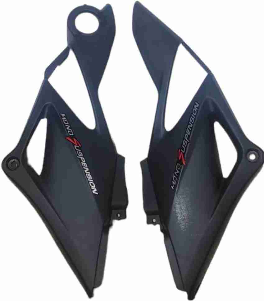 Pten Side Panel Matte Black Suitable For Honda Unicorn Bike Bike