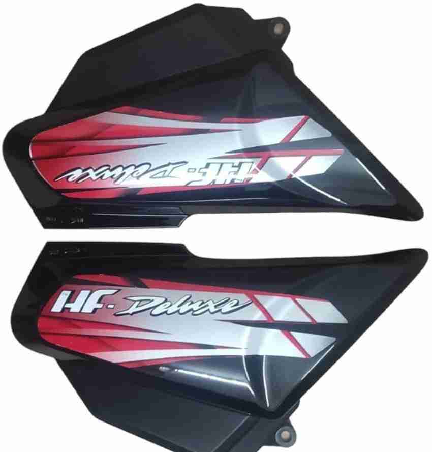 Pten Side Panel Suitable For Bike HF Deluxe Black Red Sticker